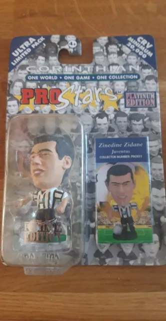 Zinedine Zidane Juventus PRO011 Corinthian Prostars Platinum Blister pack