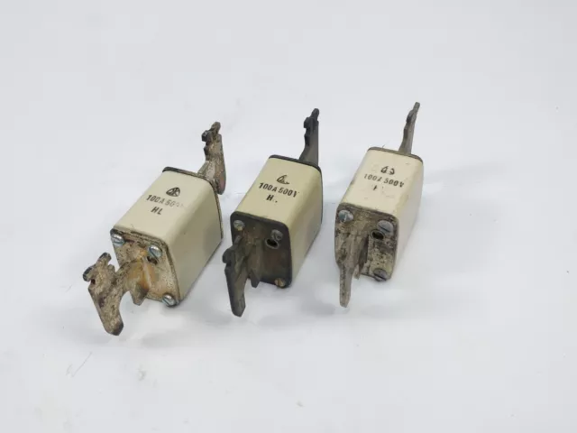 Lk / Bussmann 171A4118 Fusible 100A 500V Universel Environ 80mm 100kA
