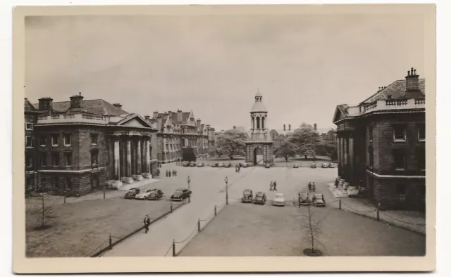 RP Postcard Front Square Trinity College Dublin Ireland  by Cardall Ltd