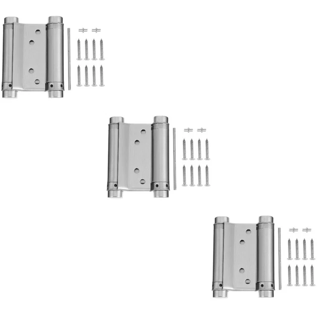 3 Pcs Zwei-Wege-Scharnier Klappscharnier Doppeltür Schrank Scharniere