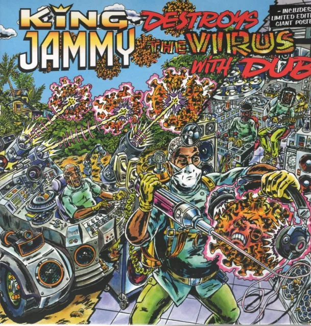 King Jammy Destroys the Virus With Dub LP vinyl Europe Vp/Greensleeves 2022 with