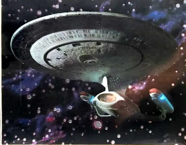 Star Trek The Next Generation Uss Enterprise Special Collector's Chromart 1994