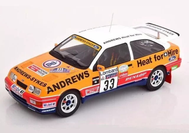 IXO 1:18 Ford Sierra RS Cosworth #33 'Andrews' R.Brookes/N.Wilson 1989 RAC Rallye