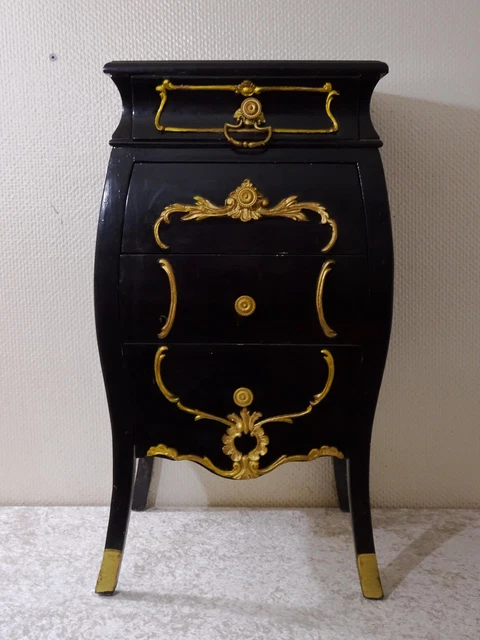 Legno Plastica Design Cassettiera - Barocco-Stile - Vintage - Altezza 79 CM
