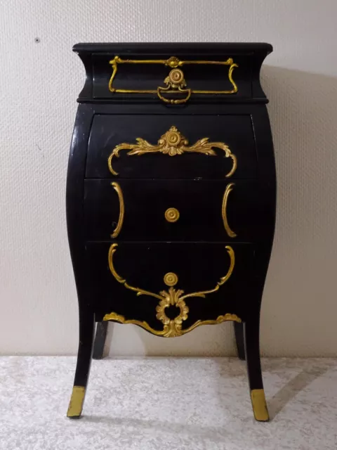 Wooden Plastic Design Dresser - Baroque Style - Vintage Design - Height Approx. 79cm