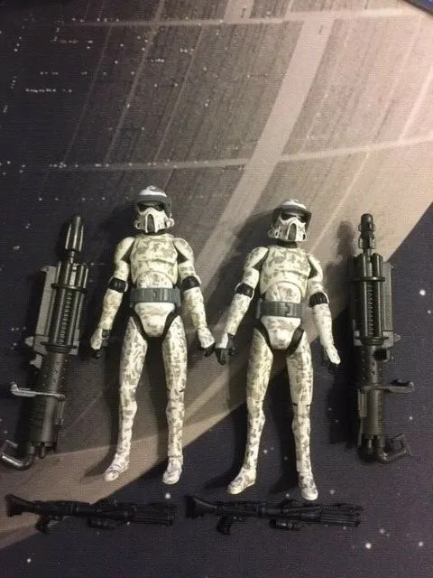 Star Wars Clone Wars Jungle Camo ARF Clone Trooper x 2