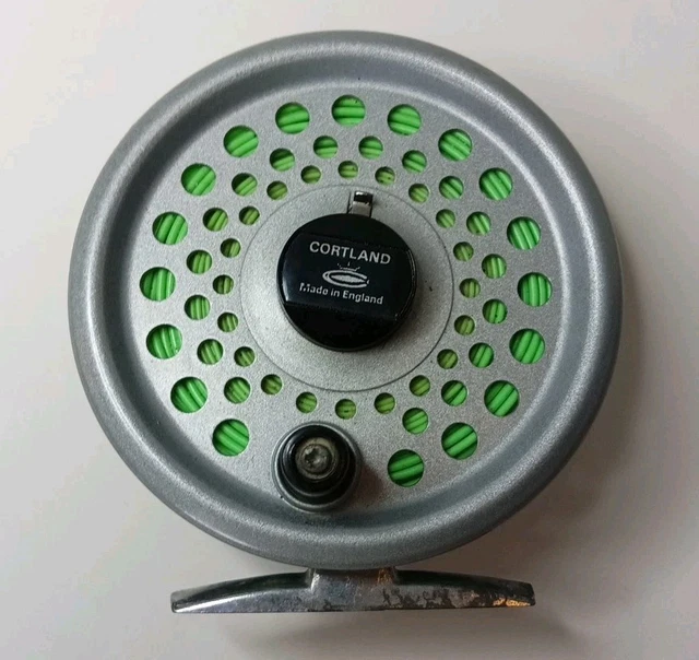 cheeky spray fly reel - Spruce/Granite anodized aluminum handle and Bracelet Aventik Ruby Wave Series Color:Weed Special