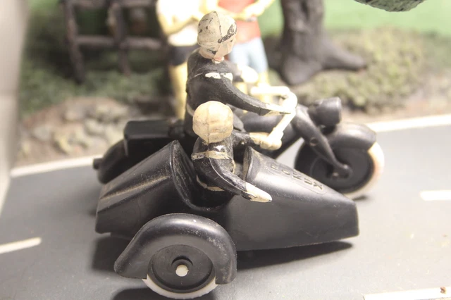 Minialuxe/Bonux Moto & Side Car #2 Police Nationale Compris Pilote & Passager
