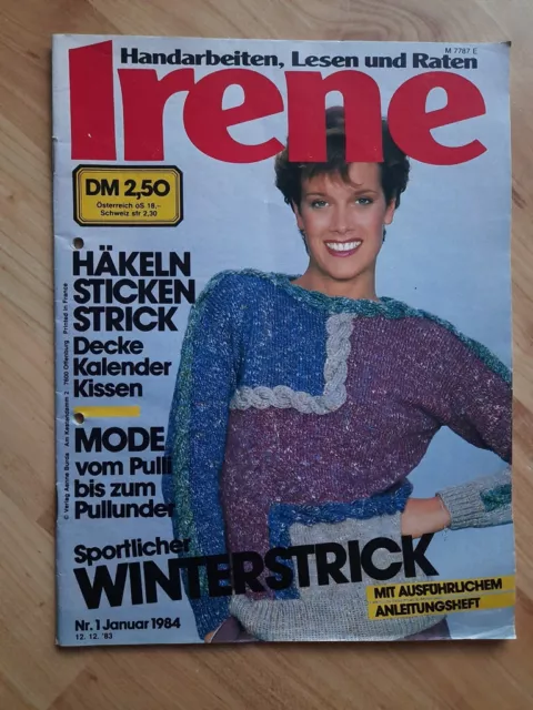 Irene Handarbeiten, Lesen und Raten Januar 1984