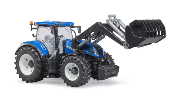 Bruder Neuheit 2018 Traktor 03121 New Holland T7.315 abnehmbare Räder Frontlader