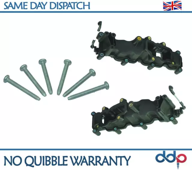 2X Intake Manifold Left & Right For Audi A4 A5 A6 A8 Q7, VW Touareg 2.7 3.0 TDi