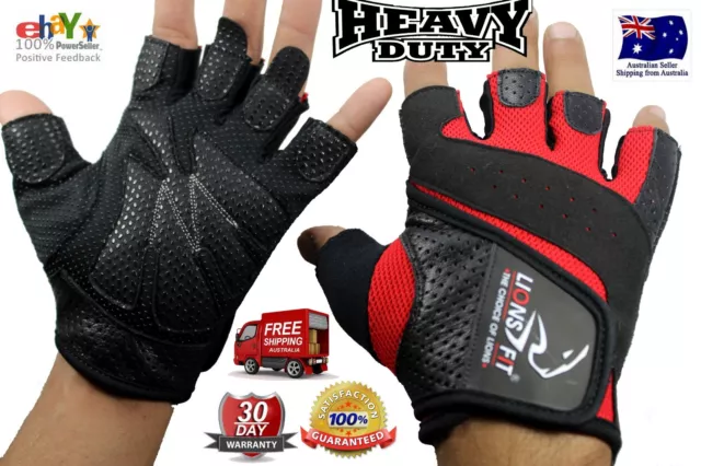 Lions Fit Gym Body Building Training Fitness Weight Lifting Exercise Gloves