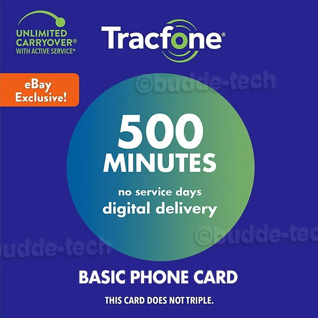 TracFone 500 Minutes for ALL PHONES/Basic  *Direct Add to phone within 2 Days!*