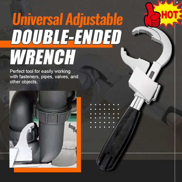 Llave universal ajustable de doble extremo llave multifuncional aluminio} I9