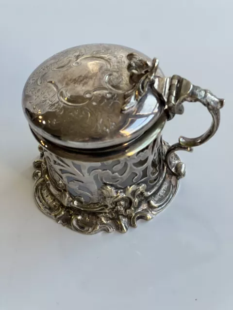 Elkington & Co Silver Plated Mustard Pot NO LINER