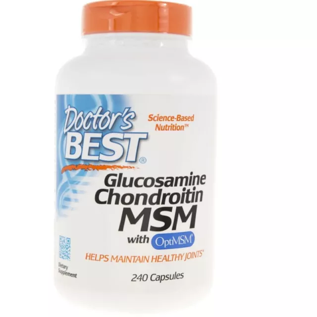 Doctor's Best Glucosamina Condroitina MSM, 240 capsule