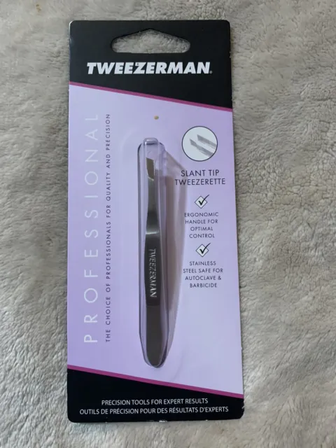 Tweezerman Professional Stainless Steel Slant Tip Tweezerette Tweezer