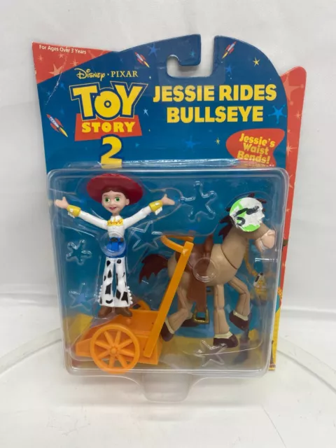 Toy Story 2 Mattel Jessie Rides Bullseye Mini Action Figure Set 1234 Picclick 