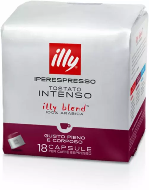 Illy Iperespresso Caffè Espresso Intenso Tostatura Scura Arabica - 108 Capsule
