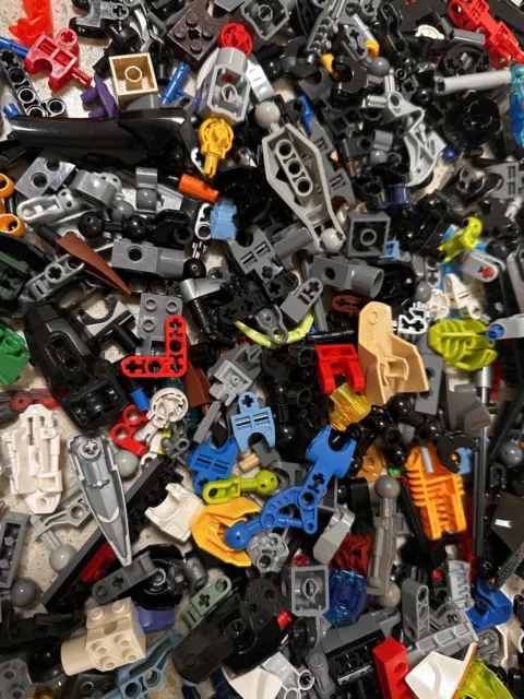 Bulk Lot of Lego Bionicle Pieces Including Joiners Connectors Excellent