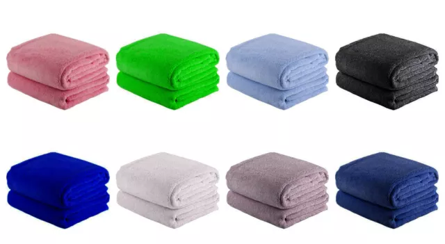 2 X Luxury 100% Egyptian Cotton Super Jumbo Bath Sheets Bath Sheet Towels 600GSM