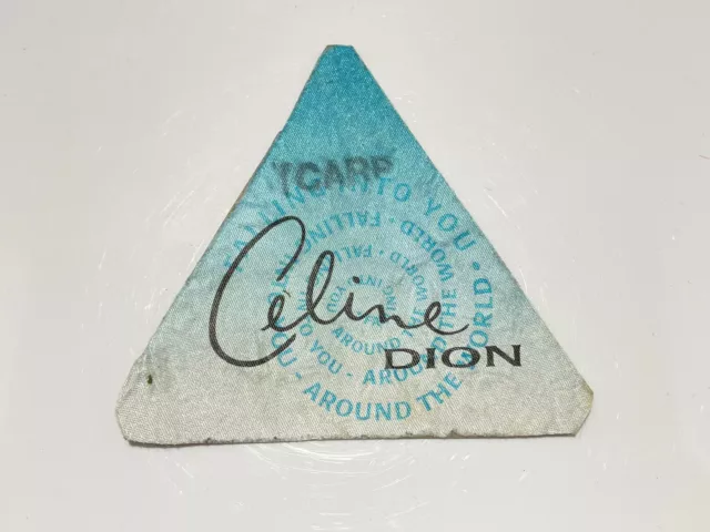Celine Dion Falling Into You: Around The World Tour Backstage Pass BLUE