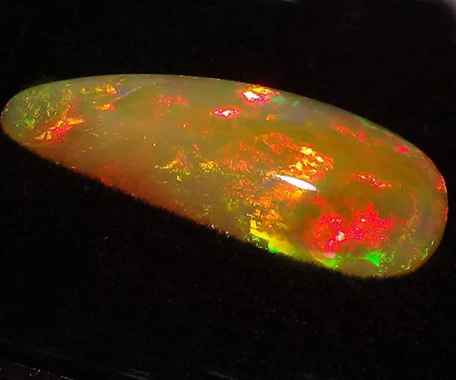 9,75 Carat ! Fil Mode Pure ! Gemme Welo Opale Rot Gold Grün Video
