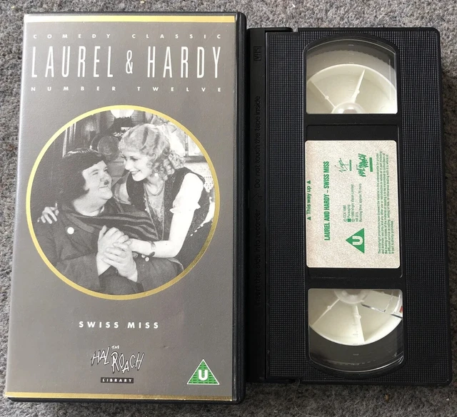 LAUREL & HARDY - Number 12 - Swiss Miss - VHS £2.28 - PicClick UK 