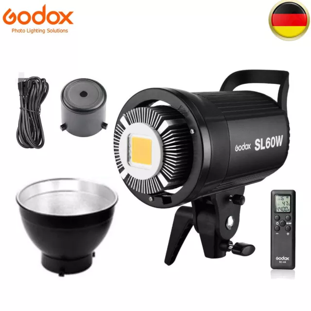 Godox SL-60W 5600K LED Lampe Studioleuchte Videoleuchte mit Fernbedienung