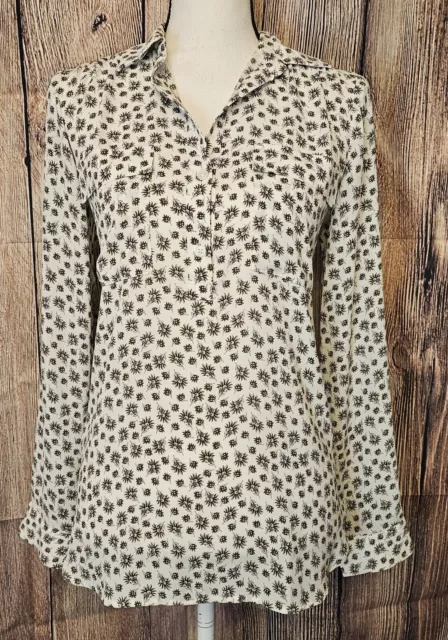 ANN TAYLOR Loft Women Long Sleeve Blouse Size Small