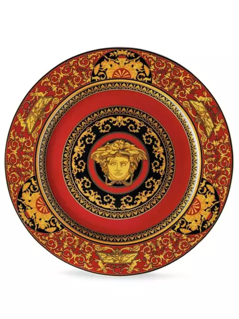New Rosenthal Versace  Medusa Red Service Plate 30Cm Made In Germany Rrp$599