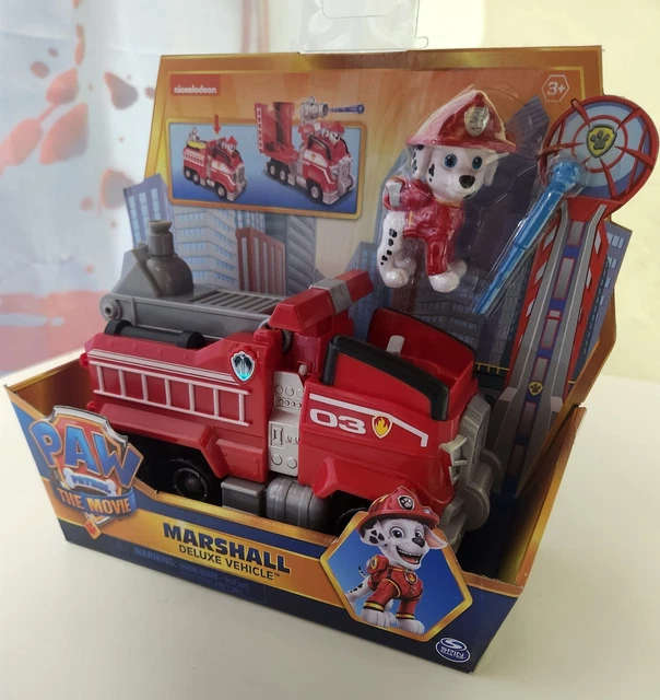 NEW PAW PATROL MARSHALL The Movie Deluxe Transforming Vehicle and