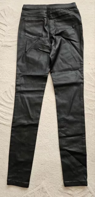 Pantaloni NEXT in pelle nera per ragazze età 13 nuovi di zecca con etichette-L@@K 2