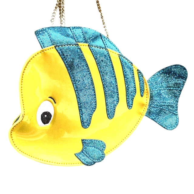 DANIELLE NICOLE DISNEY Retired Flounder Metallic Novelty Chain