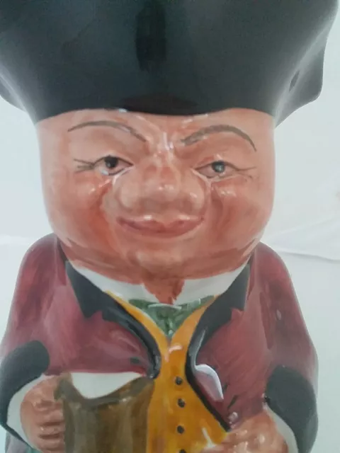 Vintage Toby by Wood & Sons England Toby Jug No. 2 Red Jacket