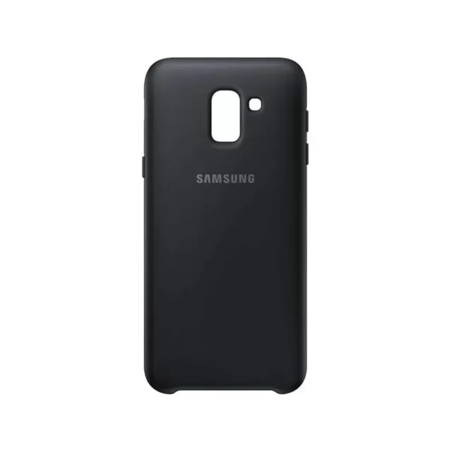 Funda original Samsung Dual Layer para Galaxy J6 color negro