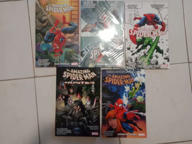 Amazing Spider-Man Vol 1-5 TPB Nick Spencer Marvel Graphic Novel 2 3 4 5 Hunted