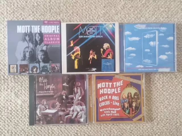 Mott the Hoople - Collection - Bundle of 9 albums on CD - Excellent Condition