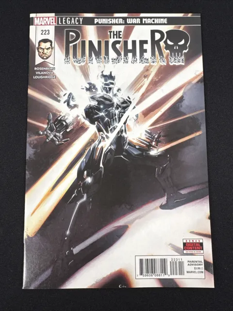 Punisher 223 Punisher War Machine 2018 Gorgeous Clayton Crain cover