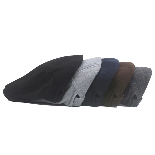 Stylish and Casual Mens Flat Cap Baker Boy Hat for Spring Autumn Winter