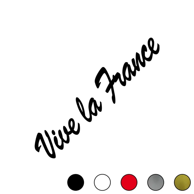Plaque Métal Décorative "Vive La France" - 30 X 20 Cm, Neuf