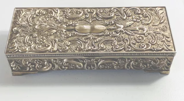 Vintage 1992 Godinger Silver Art Co. Jewelry Box