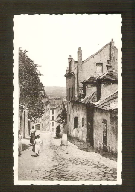 PARIS  carte postale  Vieux Montmartre Rue Mont-Cenis  LL 756   superbe