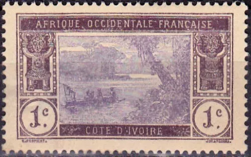 1913 - Afrique Occidentale Francaise - Costa De Marfil - Yvert 41