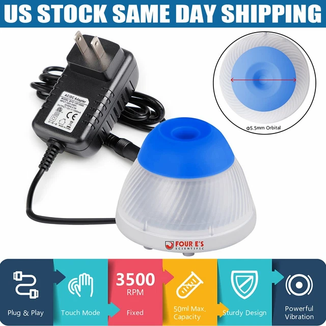 Mini Mixer Vortex 3000 RPM Touch Orbital Vibration Tattoo Paint Shaker US Plug
