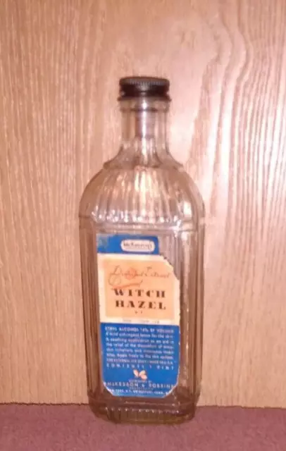 Bottle that Originally Contained McKesson's, Distilled Extract of Witch Hazel