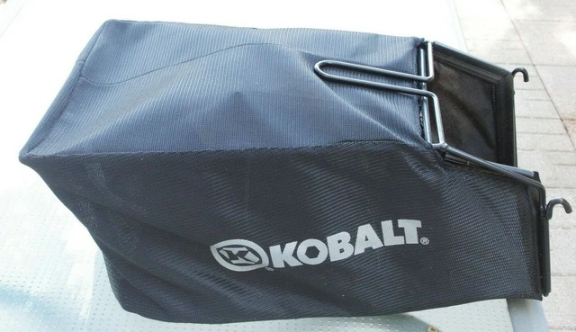 Kobalt lawn mower on sale grass catcher bag
