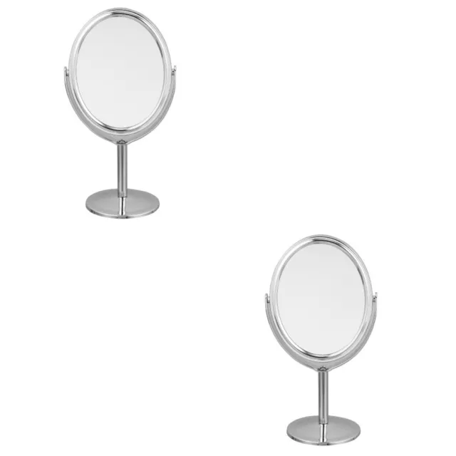 2 Pack Drehbarer Spiegel Kosmetikspiegel Für Kommode Handspiegel