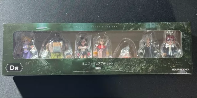 Final Fantasy VII FF7 Rebirth Kuji Prize-D Mini Figure set SQUARE ENIX Japan