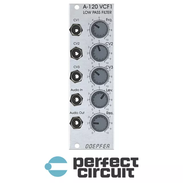 Filtro de paso bajo Doepfer A-120 VCF1 24dB EURORACK - NUEVO - CIRCUITO PERFECTO